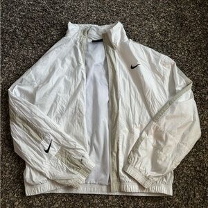 Nike Men's/ Women’s White Windbreaker Jacket